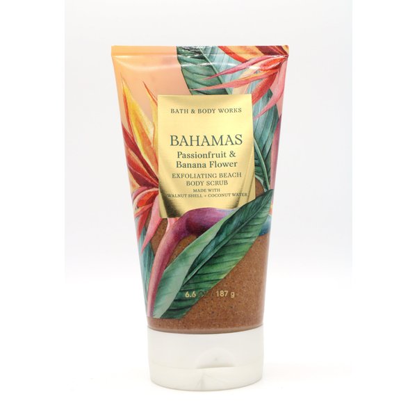 Generic Bahamas Passionfruit & Banana Flower, Bath and Body, Exfoliating Beach Body Scrub, 6.6 oz