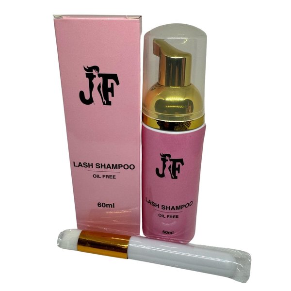 J.Fabrizio Eyelash Extension Shampoo Foam Cleanser for Eyelash Extensions, Safe and Gentle Cleansing for Salon and Home Use, Removes Glue and Residue, No Irritation or Damage
