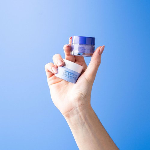 W7 Sweet Dreams Lip Scrub & Overnight Lip Mask Duo - 2Pcs Set - Blueberry Flavour - Exfoliate, Condition, Soothe & Hydrate