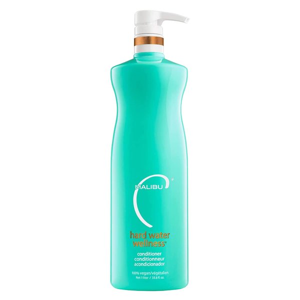 Malibu C Hard Water Wellness Hair Conditioner - Sulfate Free Conditioner that Increases Moisture & Shine - Protects Hair from Waterborne Elements (33.8 oz)