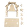 DIY Wood Patriotic Let Freedom Ring Tabletop Decoration Craft Kit, Makes 1