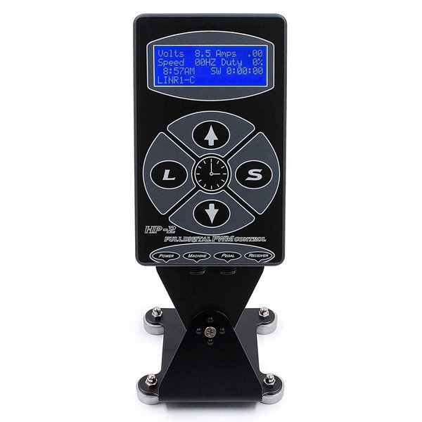 BestParts HURRICANE HP-2 Dual Intelligent Digital LCD Rotary Tattoo Power Supply Kit with Cord Fits for All Tattoo Machine Supplies