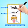 Edulok Sight Word Flash Cards Kindergarten, Sight Word Phonics Spelling Games, Preschool First Words Flashcards for Toddlers 3-5 Years, Learning to Read, Site Words Phonics Flash Cards Kindergarten