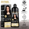 Ivnil Black Hair Dye Shampoo Permanent 400ml