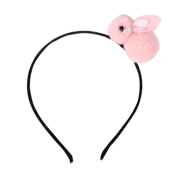 Totelux Easter Bunny Headband Pink Rabbit Hair Band Cute Hair Accessories for Women Girls Toddler Cosplay Costume Birthday Holiday Party Supplies
