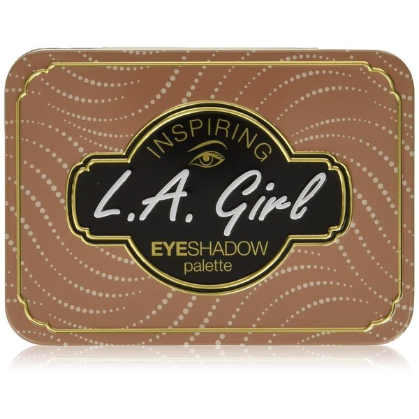 L.A. Girl Inspiring Eyeshadow Palette, Naturally Beautiful, 0.21 oz.,GES335