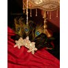 BABEYOND 1920s Flapper Hair Clip 20s Great Gatsby Headpiece 1920s Flapper Gatsby Hair Accessories (Peacock)