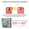 Rechargeable Electric Toothbrush Battery Replacement for Philips HX3110 HX3120 HX3130 HX6210 HX6220 HX6230 HX6240 HX6250 HX681701 HX681050 HX625481 HX6263 HX6275 800mAh 2.4v NI-MH