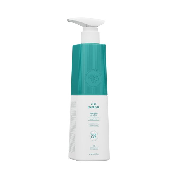 Nishlady Curl Manifesto Clarifying Shampoo for Curly Hair, 503 ml | Sulfate Free Shampoo | Disciplined Hair Curl Shampoo (Shampoo, 947 ml)