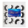 TING'S SOUL False Eyelashes Faux Mink Lashes Reusable Natural Look Wispy Fake Eyelashes with Fluffy Volume Long Thick Lashes 6 Pairs Pack