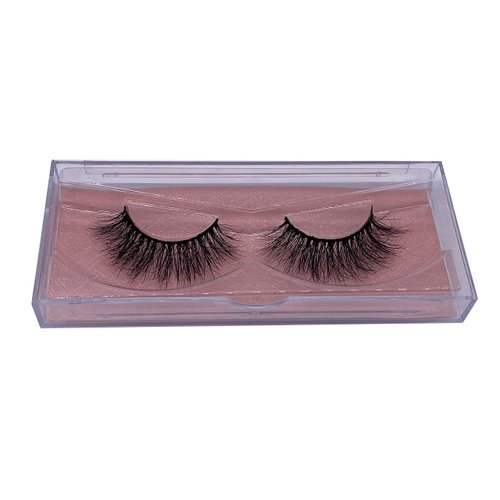Alluring 3D Mink Lashes Reusable Strip, 100% Siberian Mink Fur False Eyelashes, Hand-made Cruelty Free KE16
