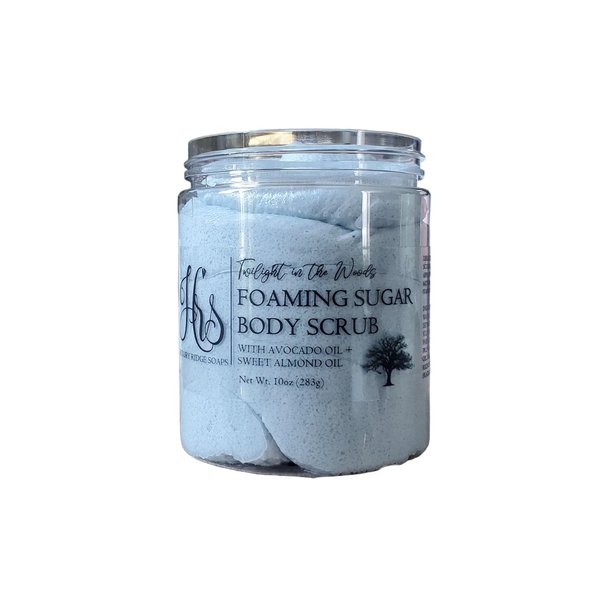 Twilight in the Woods Foaming Sugar Scrub | Whipped Body Scrub | Cleansing Scrub | Unisex Body Scrub| Men's Body Scrub | Exfoliation