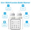 Baby Bottle Warmer 9-in-1 Multifuntion Breast Milk Warmer, Fast Baby Food Heater & Defrost Warmer with Timer for Twins, LCD Display Accurate Temperature Adjustment, 24H Constant Mode