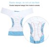Salmue Washable Adult Diaper, Oversize Reusable Diaper Pants Against Incontinence, Used with Reusable Diaper Pad, Dual Opening Pocket Adjustable Leak- for The Elderly and Disabled