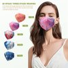 KN95 Face Masks 50 Pack 5-Ply Breathable Safety Respirator Multicolor Cup Dust Disposable KN95 Mask