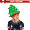 JOYIN Plush Christmas Tree Hat for Festive Party Dress Up Celebrations, Winter Party Favor, Christmas Decorations, Beanie Costume Accessories