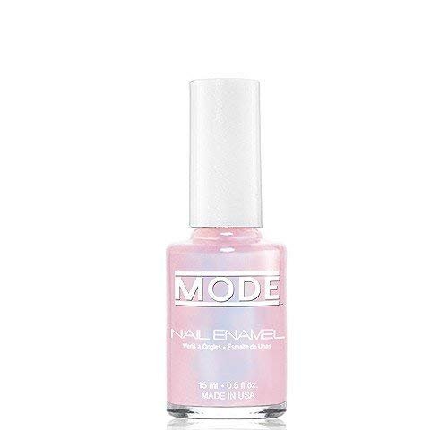 MODE Nail Enamel Shade #118 Ultra Sheer Mother of Pearl Pink in Violet Luster - Long Wear, High Gloss, Chip Resistant, Cruelty Free, Vegan, Salon Nail Polish Made in Beautiful USA