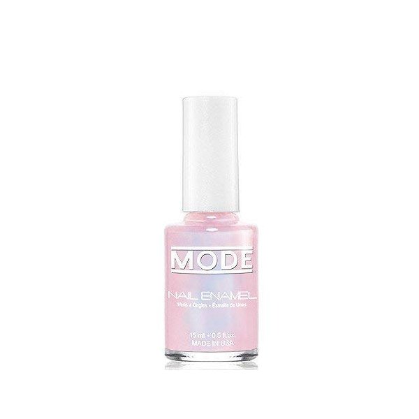 MODE Nail Enamel Shade #118 Ultra Sheer Mother of Pearl Pink in Violet Luster - Long Wear, High Gloss, Chip Resistant, Cruelty Free, Vegan, Salon Nail Polish Made in Beautiful USA