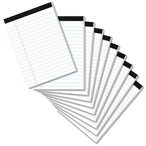 10 Pads Legal Pads 4x6 Inch Lined Ruled Perforated Writing Pad Small Notepads for Grocery List Shopping List To-Do List Narrow Rule Pad (30-Sheet/Pads) College Ruled Memo Pad Scratch Pad Lined Note
