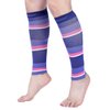 Doc Miller Calf Compression Sleeve Men and Women 20-30 mmHg, Shin Splint Compression Sleeve for Varicose Veins and Maternity 1 Pair (Black Purple Pink Peach, Small)