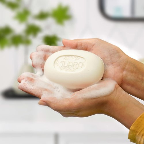Juara - Candlenut Bar Soap | Lather on Hands, Body | Safely Cleanses | Gently Softens | Deeply Moisturizes | Pure Ingredients | Cruelty Free, Paraben & Sulfate Free | 4.2 oz (1 Single Bar)