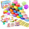 BELLOCHIDDO 30 Pack Butter Slime Kit - Mini Butter Slime Kit for Kids Party Favors Supplies Super Soft Non-Sticky Scented Slime Toys - Educational Slime Toys Prize Party Favors for Girl Boys Kids 6-8