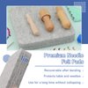 Mayboos Needle Felting Kit, 6"x6" Felting Pad Needle Felting Tools Felting Mat Needle Felting Supplies with Felting Needles Finger Guards Wooden Handle Scissor Bag for Beginner Professional DIY