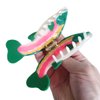 Generic Green Salmon Hair Clip,Small Claw Clip for Women,Acetate Hair Clip,Small Hair Clip, 1 Count (Pack of 1)