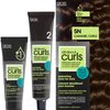 All About Curls 5N Caramel Curls Permanent Hair Color (Prep + Protect Serum & Hair Dye for Curly Hair) - 100% Grey Coverage, Nourished & Radiant Curls