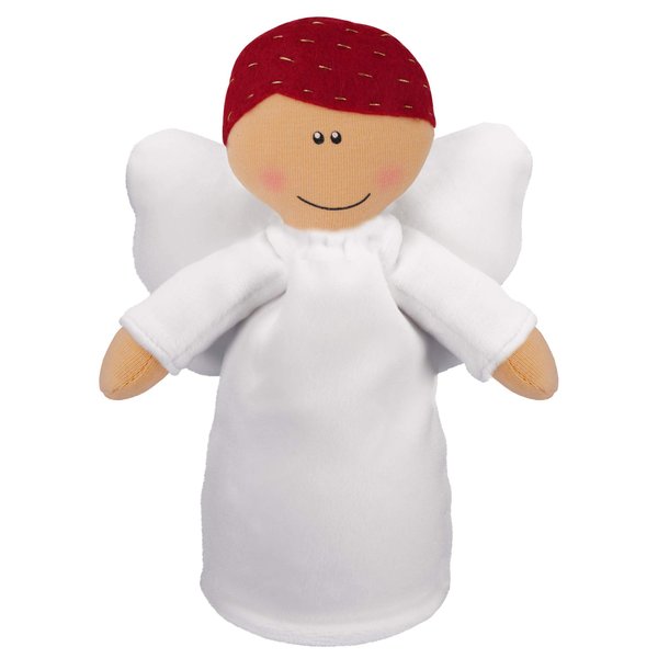 The Angel Gift Angel Plush Doll - Baptism Gifts for Girls, Christening Gifts for Girls, Angel Stuffed Animal, Angel Dolls for Girls, Guardian Angel (Faith Version for Girls)