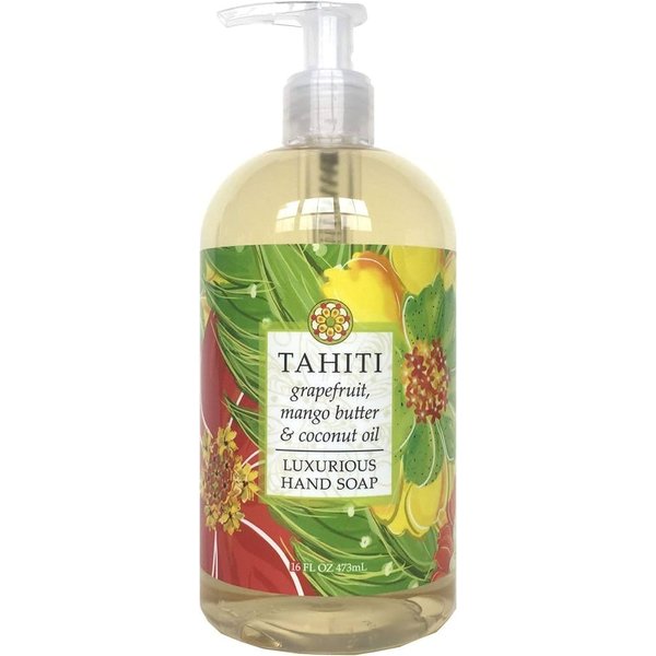 Greenwich Bay Trading Co Scented Liquid Hand Soap from the Destination Collection in Beautiful Packaging - 16 Ounce Bottle (Tahiti)