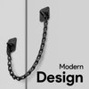 MEGA HANDLES - Transom Door Chain - Black Matte