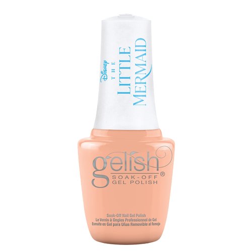 Gelish Mini Splash of Color Little Mermaid Collection - Gel Polish, Summer Nail Polish Gel, 0.3 oz. (Corally Invited, 9 mL)