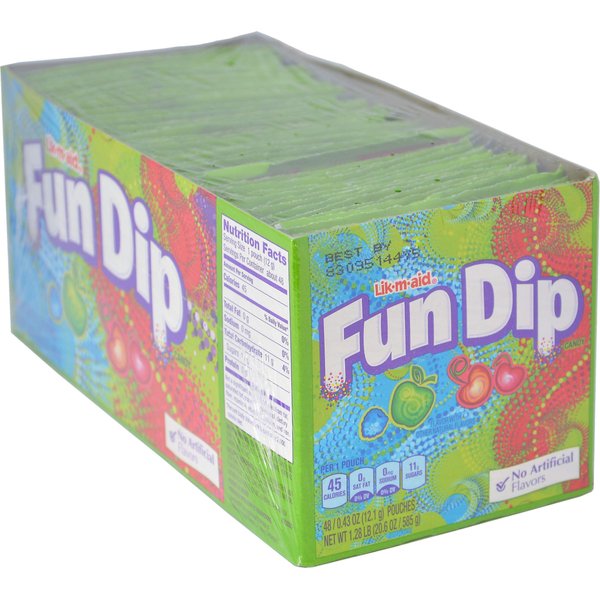 Wonka Fun Dip, Assorted Flavor Party Pack, 0.43 Ounce Packets (48 Count)