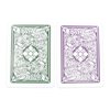 Copag Legacy Design 100% Plastic Playing Cards, Poker Size (Standard) Jumbo Index Green/Purple Double Deck Set