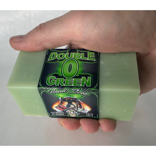Double 0 Green Hand Soap Bar - Mechanics - Deep Cleansing with Pumice