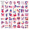 HOWAF 96 4th/Fourth of July Temporary Tattoos Stickers, USA Flag Red White & Blue Tattoos Patriotic American Independence Day Temporary Tattoos, USA Flag Tattoos Labor Day Party Favors