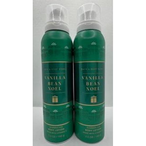 Generic Set of Two Vanilla Bean Noel Shimmer Fizz Body Lotion 3.5 Oz, Green