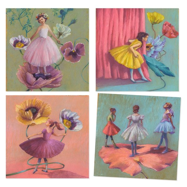 Djeco Inspired By The Ballerina Wax Crayons Kit