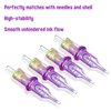 MICEYA Disposable 11RS Tattoo Cartridge Needles #12 Standard Regular 11 Round Shader (1211RS) 20Pcs