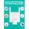 Newnice 30 Packs Potty Liners Disposable with 200ML Absorbent Pads, Travel Potty Refill Bags Compatible with OXO Tot, Portable Potty Chair Liners, Universal Training Toilet Seat Bags for Kids Toddlers