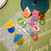 3 Set Earrings Resin Mold Jewelry Silicone Molds for Epoxy Resin Easter Day Egg Shapes for Women Earrings Keychain Jewelry Pendant Craft Supplies Mould Earring Hooks, DIY Making Decor Art Crafts