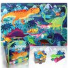 YOGEON Puzzles for Kids Ages 4-6, 6-8,100 Piece Dinosaur Puzzles for Toddler 3-5,Floor Puzzle Age 5-7 Children Learning Preschool Educational Puzzles for Boys (28''x16'')