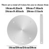 11inch Stainless Steel Induction Cooktop Mat, Induction Converter Heat Diffuser Simmer Ring Plate, Induction Cooktop Heat Diffuser Induction Plate with Handle Adapter Converter (24cm/9.45inch)