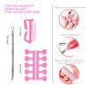 Gel Nail Polish Remover Tools Kit Acetone Acrylic Nails Tool Sets, With Nail Clips, Wipes, Cutter, Pump, Nail Buffer Shiner Files, Brush