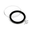 Black Lid Capsule Tube & 20 37mm Black Ring Coin Holders for 1oz Philharmonics