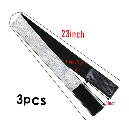 AliLeader 3Pcs Elastic Bands for Wig Edges,Edge Wrap to Lay Edges,Lace Melting Band with 1Pcs Hair Edge Brush,Edge Laying Band for Baby Hair,Elastic Band for Lace Frontal Melt (4Pcs/Pack,Silver)