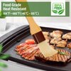 Pastry Brush-Basting Brush for Cooking,2 Pc Boar Bristles Food Brush for BBQ,Beech Wooden Handle Butter Brush for Baking/Spreading Marinade/Sauce/Oil/Egg/Kitchen Brushes for Cooking(1 &1 1/2 inch)
