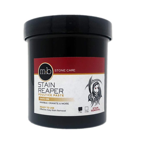 Easy Stone Care Stain Remover - Ready to Use Poultice for Oil and Other Stains - 1 lb