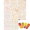 Fall Nail Stickers, 3D Self-Adhesive Autumn Nail Decals Maple Leaf Nail Art Design for Acrylic Nails Thanksgiving Nail Accessories for Women Girls Kids (8 Sheets)